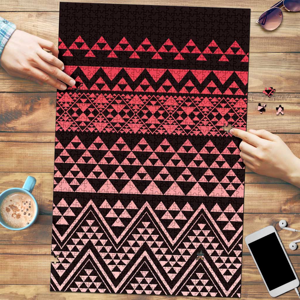 Maori Niho Taniwha Te Wheiao Puzzle Terracotta - Polynesian Pride