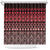 Maori Niho Taniwha Te Wheiao Shower Curtain Terracotta - Polynesian Pride