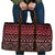 Maori Niho Taniwha Te Wheiao Travel Bag Terracotta - Polynesian Pride