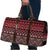 Maori Niho Taniwha Te Wheiao Travel Bag Terracotta - Polynesian Pride