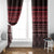 Maori Niho Taniwha Te Wheiao Window Curtain Terracotta - Polynesian Pride