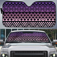 Maori Niho Taniwha Te Wheiao Auto Sun Shade Waiporoporo - Polynesian Pride