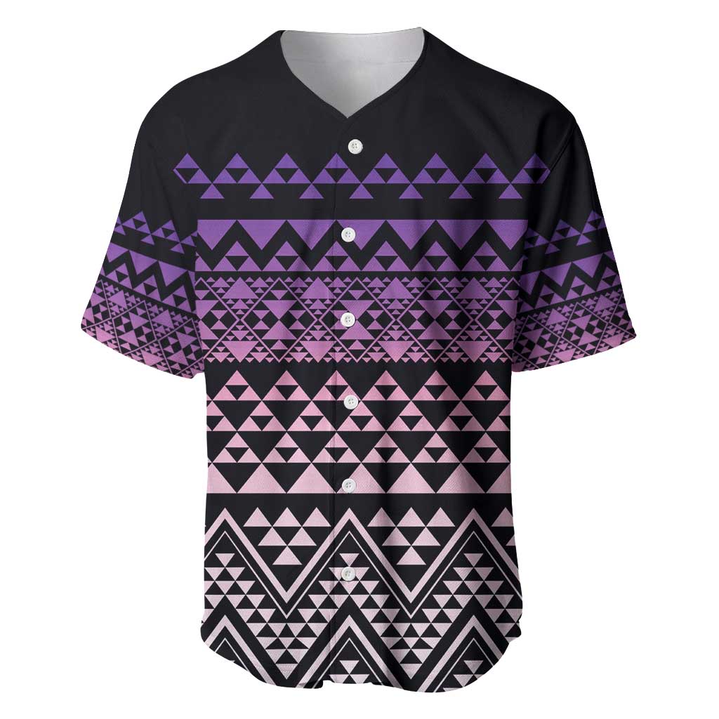 Maori Niho Taniwha Te Wheiao Baseball Jersey Waiporoporo - Polynesian Pride