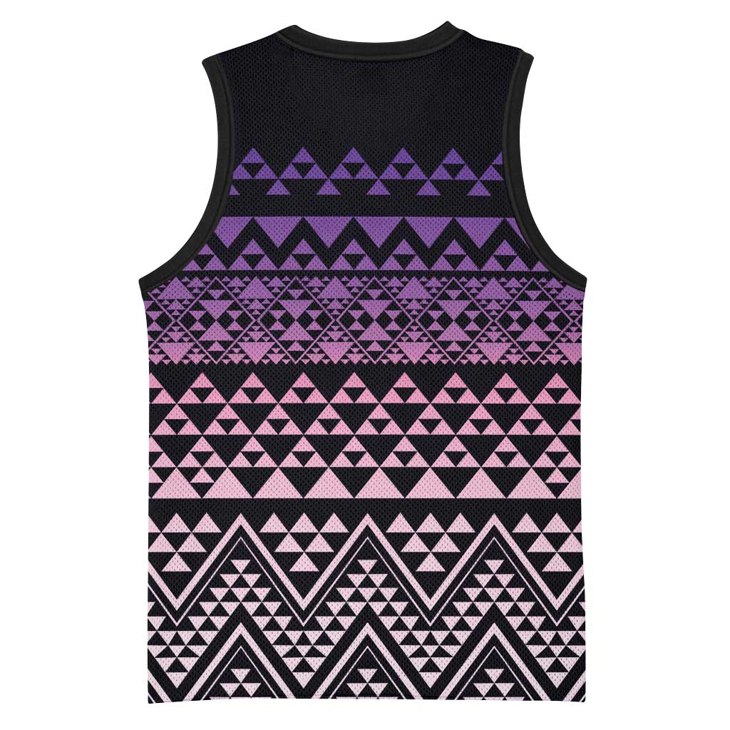 Maori Niho Taniwha Te Wheiao Basketball Jersey Waiporoporo - Polynesian Pride