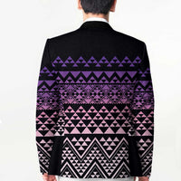 Maori Niho Taniwha Te Wheiao Blazer Waiporoporo - Polynesian Pride