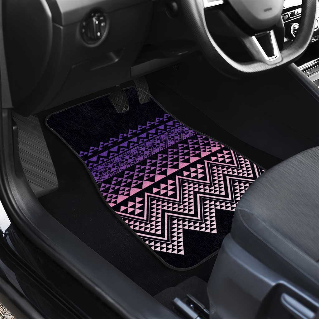 Maori Niho Taniwha Te Wheiao Car Mats Waiporoporo - Polynesian Pride