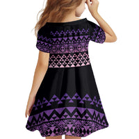 Maori Niho Taniwha Te Wheiao Family Matching Mermaid Dress and Hawaiian Shirt Waiporoporo LT7 - Polynesian Pride