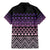 Maori Niho Taniwha Te Wheiao Family Matching Mermaid Dress and Hawaiian Shirt Waiporoporo - Polynesian Pride