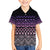 Maori Niho Taniwha Te Wheiao Family Matching Off Shoulder Short Dress and Hawaiian Shirt Waiporoporo - Polynesian Pride