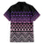 Maori Niho Taniwha Te Wheiao Family Matching Short Sleeve Bodycon Dress and Hawaiian Shirt Waiporoporo - Polynesian Pride
