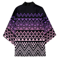 Maori Niho Taniwha Te Wheiao Kimono Waiporoporo - Polynesian Pride