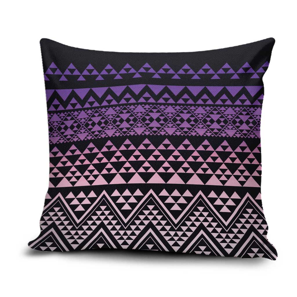 Maori Niho Taniwha Te Wheiao Pillow Cover Waiporoporo - Polynesian Pride