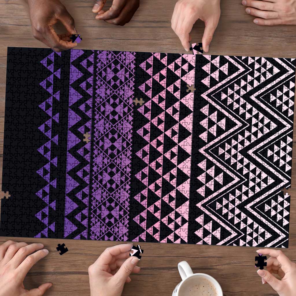 Maori Niho Taniwha Te Wheiao Puzzle Waiporoporo - Polynesian Pride