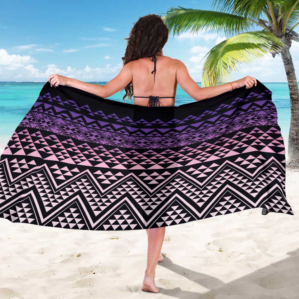 Maori Niho Taniwha Te Wheiao Sarong Waiporoporo - Polynesian Pride