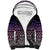 Maori Niho Taniwha Te Wheiao Sherpa Hoodie Waiporoporo - Polynesian Pride