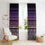 Maori Niho Taniwha Te Wheiao Window Curtain Waiporoporo - Polynesian Pride
