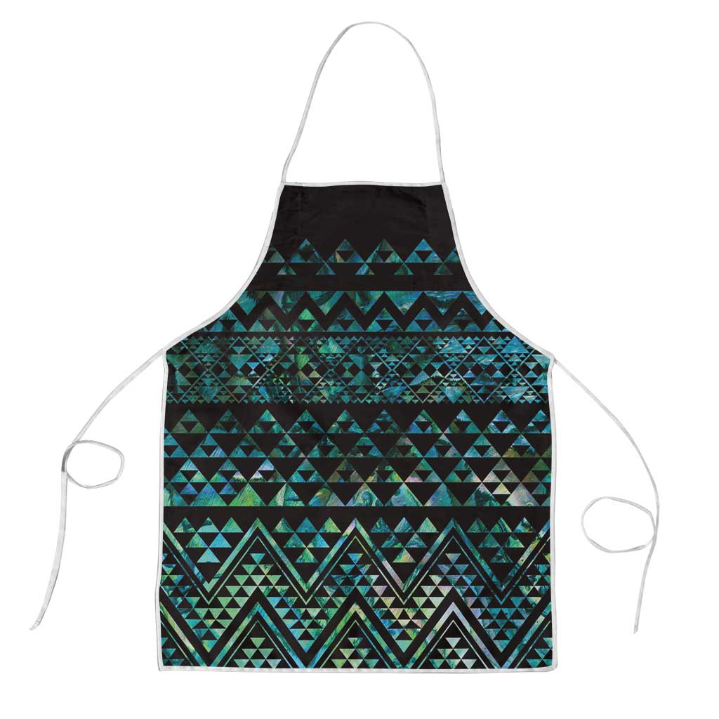 Maori Niho Taniwha Te Wheiao Apron Paua Shell - Polynesian Pride