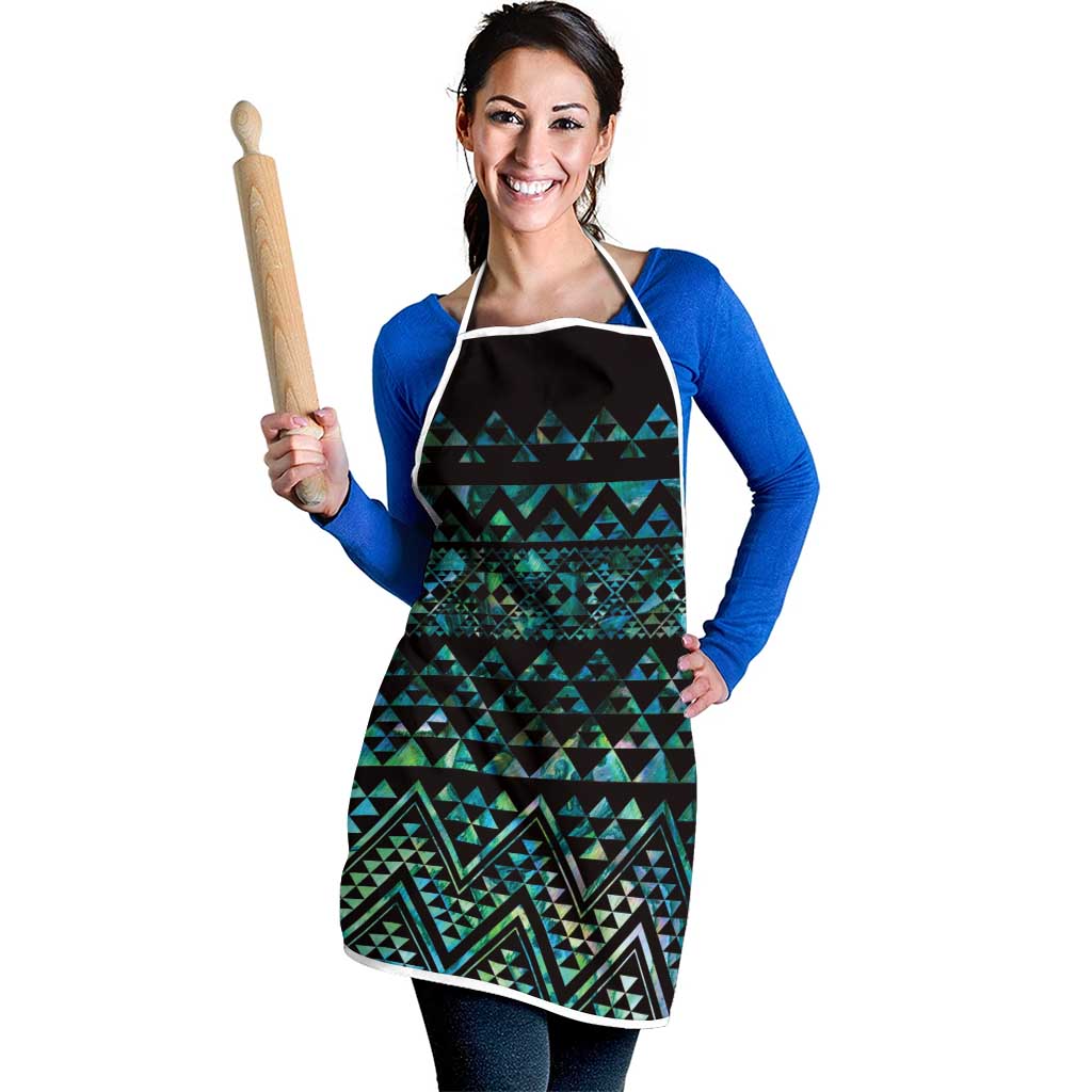 Maori Niho Taniwha Te Wheiao Apron Paua Shell - Polynesian Pride