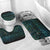 Maori Niho Taniwha Te Wheiao Bathroom Set Paua Shell - Polynesian Pride