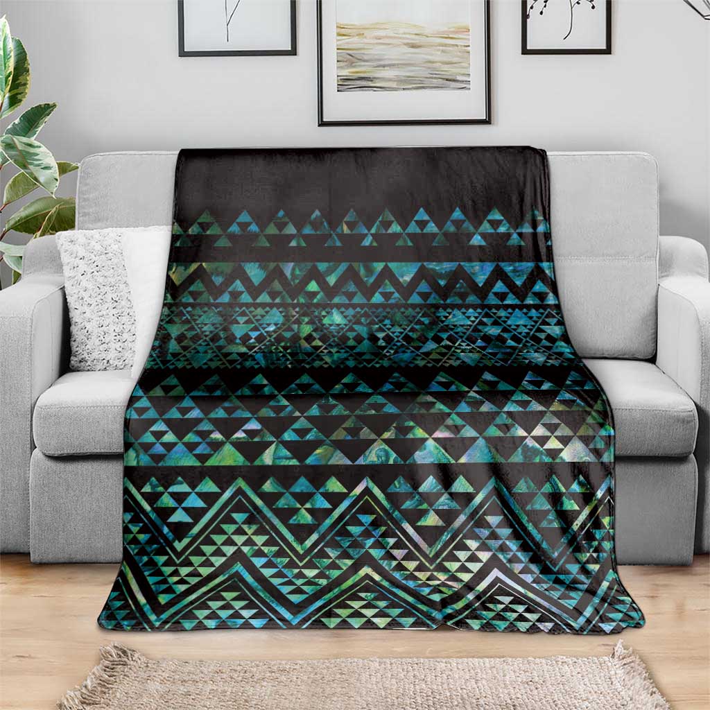 Maori Niho Taniwha Te Wheiao Blanket Paua Shell - Polynesian Pride