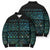 Maori Niho Taniwha Te Wheiao Bomber Puffer Jacket Paua Shell - Polynesian Pride