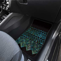 Maori Niho Taniwha Te Wheiao Car Mats Paua Shell - Polynesian Pride