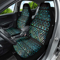 Maori Niho Taniwha Te Wheiao Car Seat Cover Paua Shell - Polynesian Pride