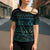 Maori Niho Taniwha Te Wheiao Cross Shoulder Shirt Paua Shell - Polynesian Pride