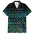 Maori Niho Taniwha Te Wheiao Family Matching Long Sleeve Bodycon Dress and Hawaiian Shirt Paua Shell - Polynesian Pride