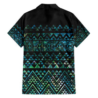 Maori Niho Taniwha Te Wheiao Family Matching Long Sleeve Bodycon Dress and Hawaiian Shirt Paua Shell LT7 - Polynesian Pride