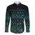 Maori Niho Taniwha Te Wheiao Family Matching Long Sleeve Bodycon Dress and Hawaiian Shirt Paua Shell - Polynesian Pride