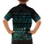 Maori Niho Taniwha Te Wheiao Family Matching Off The Shoulder Long Sleeve Dress and Hawaiian Shirt Paua Shell - Polynesian Pride