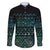 Maori Niho Taniwha Te Wheiao Family Matching Off The Shoulder Long Sleeve Dress and Hawaiian Shirt Paua Shell - Polynesian Pride