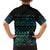 Maori Niho Taniwha Te Wheiao Family Matching Short Sleeve Bodycon Dress and Hawaiian Shirt Paua Shell - Polynesian Pride