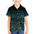 Maori Niho Taniwha Te Wheiao Family Matching Short Sleeve Bodycon Dress and Hawaiian Shirt Paua Shell - Polynesian Pride