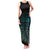 Maori Niho Taniwha Te Wheiao Family Matching Tank Maxi Dress and Hawaiian Shirt Paua Shell - Polynesian Pride