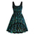 Maori Niho Taniwha Te Wheiao Midi Dress Paua Shell - Polynesian Pride