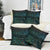 Maori Niho Taniwha Te Wheiao Pillow Cover Paua Shell - Polynesian Pride