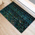 Maori Niho Taniwha Te Wheiao Rubber Doormat Paua Shell - Polynesian Pride