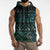 Maori Niho Taniwha Te Wheiao Sleeveless Hoodie Paua Shell - Polynesian Pride