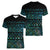 Maori Niho Taniwha Te Wheiao Women V-Neck T-Shirt Paua Shell - Polynesian Pride