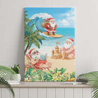 Tropical Christmas Funny Santa Canvas Wall Art Beach Vacation LT7 - Polynesian Pride