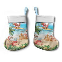 Tropical Christmas Funny Santa Christmas Stocking Beach Vacation LT7 - Polynesian Pride