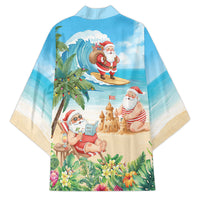 Tropical Christmas Funny Santa Kimono Beach Vacation LT7 - Polynesian Pride
