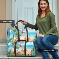Tropical Christmas Funny Santa Travel Bag Beach Vacation LT7 - Polynesian Pride