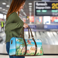 Tropical Christmas Funny Santa Travel Bag Beach Vacation LT7 - Polynesian Pride