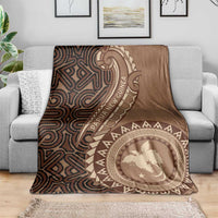 Papua New Guinea Oro Tapa Motif Blanket Classic