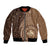 Papua New Guinea Oro Tapa Motif Bomber Jacket Classic