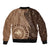 Papua New Guinea Oro Tapa Motif Bomber Jacket Classic