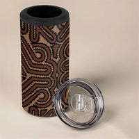 Papua New Guinea Oro Tapa Motif 4 in 1 Can Cooler Tumbler Classic